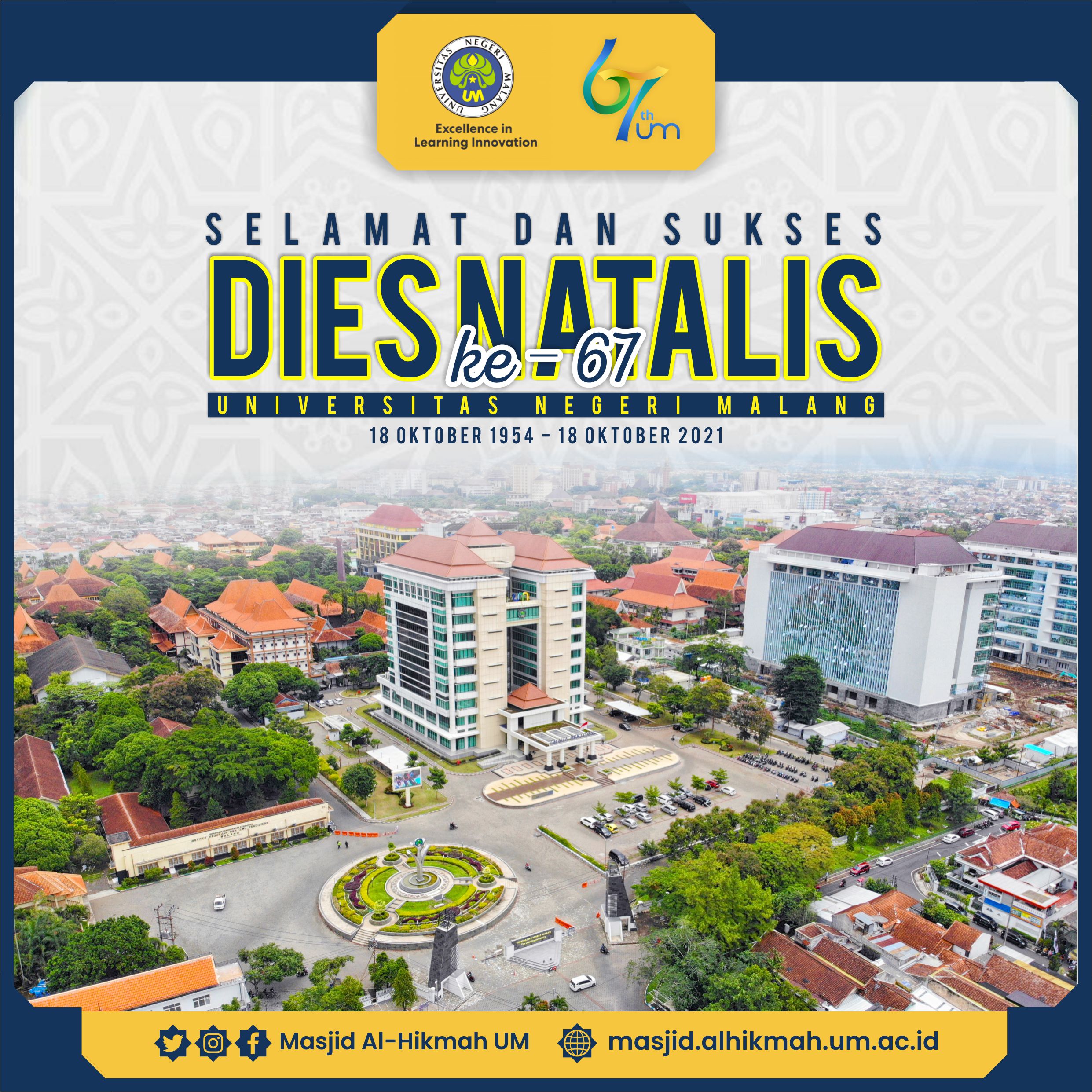 Selamat dan Sukses Dies Natalais ke – 67 Universitas Negeri Malang