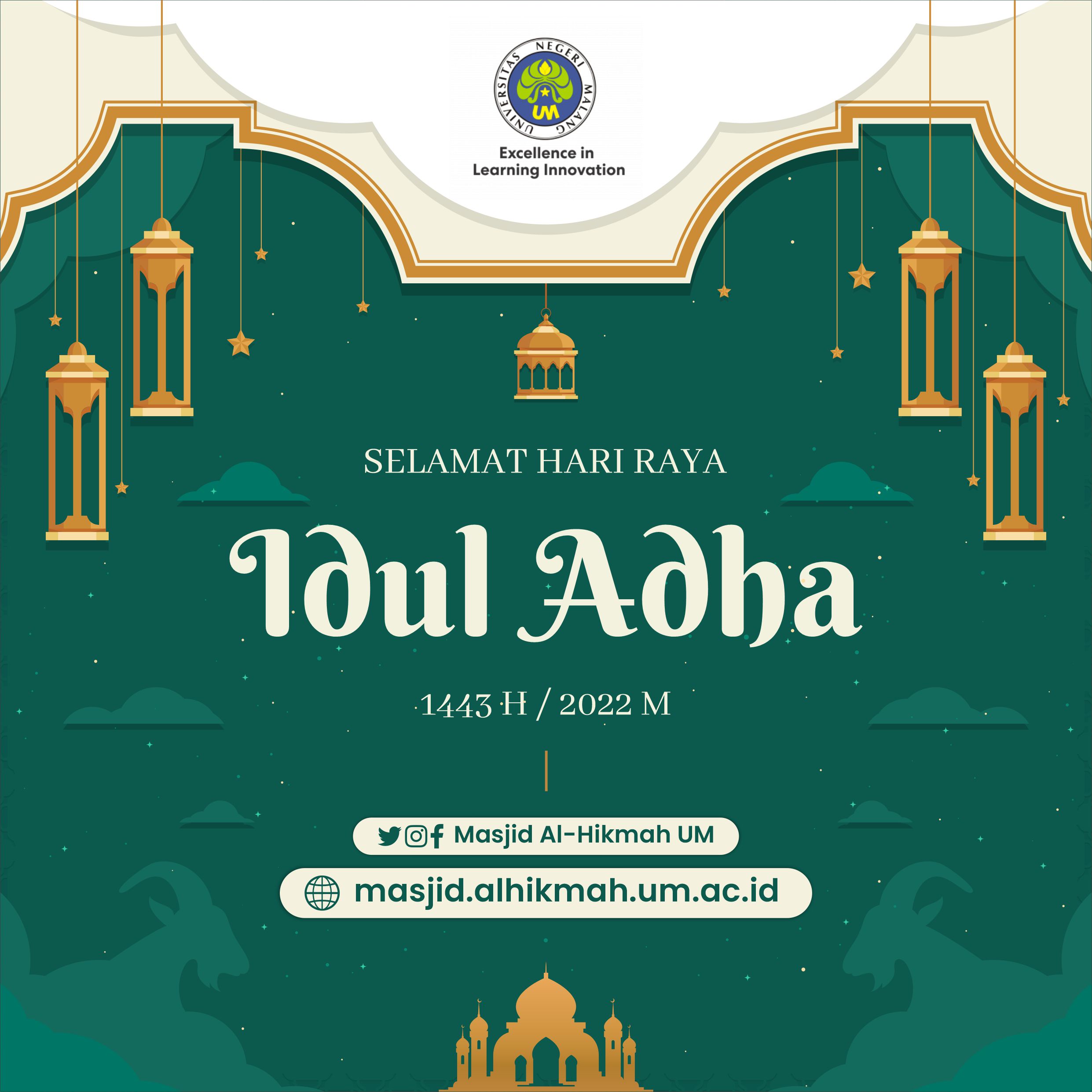 SELAMAT HARI RAYA IDUL ADHA 1443 H